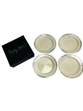 Country Corner Decorations Emotions Appetizer Cocktail Plates 7" Set of 4